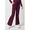 image:imageCherokee Workwear Core Stretch Scrub Pants for Women Flare LegWine