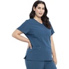 image:imageCherokee iFlex V Neck Scrub Top for Women 4 Pockets Contemporary FitCaribbean Blue
