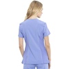 image:imageCherokee iFlex V Neck Scrub Top for Women 4 Pockets Contemporary FitCiel Blue