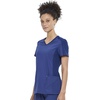 image:imageCherokee iFlex V Neck Scrub Top for Women 4 Pockets Contemporary FitNavy