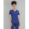 image:imageCherokee iFlex V Neck Scrub Top for Women 4 Pockets Contemporary FitNavy