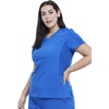 image:imageCherokee iFlex V Neck Scrub Top for Women 4 Pockets Contemporary FitRoyal
