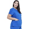 image:imageCherokee iFlex V Neck Scrub Top for Women 4 Pockets Contemporary FitRoyal