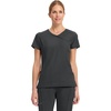 image:imageCherokee Infinity Scrub Top for Women Mock Wrap StretchBlack