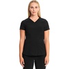 image:imageCherokee Infinity Scrubs for Women VNeck 4 Way Stretch 3 Pocket Scrub TopBlack