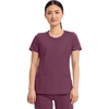 image:imageCherokee Infinity Womens Round Neck Scrub Top with 3 PocketsWine