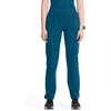 image:imageCherokee Infinity Womens Scrub Pant Mid Rise Tapered Leg Scrubs BottomsCaribbean Blue