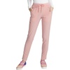image:imageCherokee Statement Women Scrubs Pant Mid Rise Tapered Leg Drawstring CK055Rose Petal