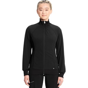 image:imageCherokee Infinity Scrub Jacket for Women Zip Front Contemporary FitBlack
