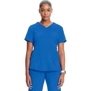 image:imageCherokee Infinity Scrubs for Women VNeck 4 Way Stretch 3 Pocket Scrub TopRoyal