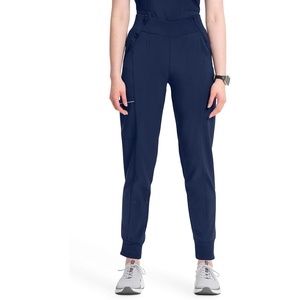 image:imageCherokee Infinity Womens Scrub Jogger Pants Mid Rise with 5 PocketsNavy