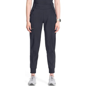 image:imageCherokee Infinity Womens Scrub Jogger Pants Mid Rise with 5 PocketsPewter