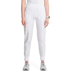 image:imageCherokee Infinity Womens Scrub Jogger Pants Mid Rise with 5 PocketsWhite