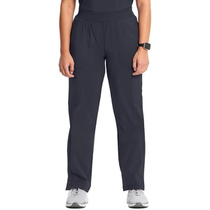 image:imageCherokee Infinity Womens Scrub Pant Mid Rise Tapered Leg Scrubs BottomsPewter
