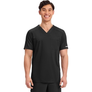 image:imageCherokee WW Revolution Scrubs For Men VNeck Mesh Yoke 2 PocketsBlack
