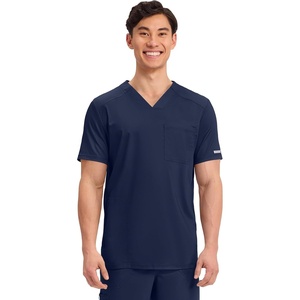 image:imageCherokee WW Revolution Scrubs For Men VNeck Mesh Yoke 2 PocketsNavy