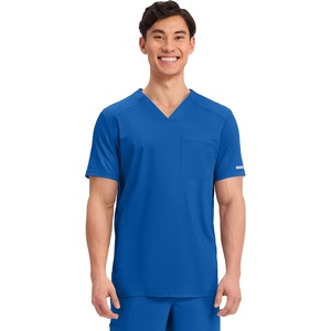 image:imageCherokee WW Revolution Scrubs For Men VNeck Mesh Yoke 2 PocketsRoyal