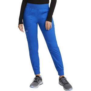 image:imageCherokee WW Revolution Womens Scrub Jogger Pants Mid Rise 5 PocketsRoyal
