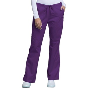 image:imageCherokee Workwear Core Stretch Scrub Pants for Women Flare LegEggplant