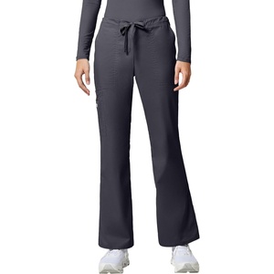 image:imageCherokee Workwear Core Stretch Scrub Pants for Women Flare LegPewter