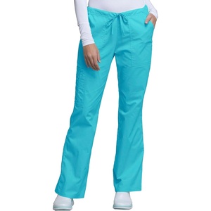 image:imageCherokee Workwear Core Stretch Scrub Pants for Women Flare LegTurquoise