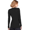 image:imageCherokee Long Sleeve Underscrub for Women Modern Classic fit Soft Crew Neck Knit Tee with 2Way Stretch  4881Black