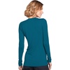 image:imageCherokee Long Sleeve Underscrub for Women Modern Classic fit Soft Crew Neck Knit Tee with 2Way Stretch  4881Caribbean Blue