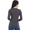 image:imageCherokee Long Sleeve Underscrub for Women Modern Classic fit Soft Crew Neck Knit Tee with 2Way Stretch  4881Pewter