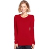 image:imageCherokee Long Sleeve Underscrub for Women Modern Classic fit Soft Crew Neck Knit Tee with 2Way Stretch  4881Red