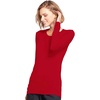 image:imageCherokee Long Sleeve Underscrub for Women Modern Classic fit Soft Crew Neck Knit Tee with 2Way Stretch  4881Red