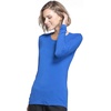 image:imageCherokee Long Sleeve Underscrub for Women Modern Classic fit Soft Crew Neck Knit Tee with 2Way Stretch  4881Royal