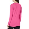 image:imageCherokee Long Sleeve Underscrub for Women Modern Classic fit Soft Crew Neck Knit Tee with 2Way Stretch  4881Shocking Pink