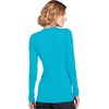 image:imageCherokee Long Sleeve Underscrub for Women Modern Classic fit Soft Crew Neck Knit Tee with 2Way Stretch  4881Turquoise