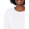 image:imageCherokee Long Sleeve Underscrub for Women Modern Classic fit Soft Crew Neck Knit Tee with 2Way Stretch  4881White