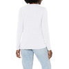 image:imageCherokee Long Sleeve Underscrub for Women Modern Classic fit Soft Crew Neck Knit Tee with 2Way Stretch  4881White
