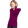 image:imageCherokee Long Sleeve Underscrub for Women Modern Classic fit Soft Crew Neck Knit Tee with 2Way Stretch  4881Wine