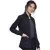 image:imageCherokee Revolution Scrub Jacket for Women Zip Front StretchBlack