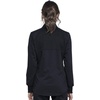 image:imageCherokee Revolution Scrub Jacket for Women Zip Front StretchBlack