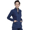 image:imageCherokee Revolution Scrub Jacket for Women Zip Front StretchNavy