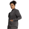 image:imageCherokee Revolution Scrub Jacket for Women Zip Front StretchPewter