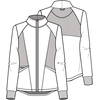 image:imageCherokee Revolution Scrub Jacket for Women Zip Front StretchRoyal
