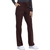 image:imageCherokee Scrub Pant for Women Mid Rise Straight Leg Drawstring Bottom with 5 Pockets Soft Stretchy amp Durable Fabric  WW160Espresso