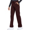 image:imageCherokee Scrub Pant for Women Mid Rise Straight Leg Drawstring Bottom with 5 Pockets Soft Stretchy amp Durable Fabric  WW160Espresso