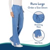 image:imageCherokee Scrubs for Women Mid Rise Moderate Flare Drawstring Pant with 5 Pockets Ultra Soft amp Breathable Fabric  WW120Blue