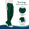 image:imageCherokee Scrubs for Women Mid Rise Moderate Flare Drawstring Pant with 5 Pockets Ultra Soft amp Breathable Fabric  WW120Hunter Green