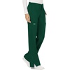 image:imageCherokee Scrubs for Women Mid Rise Moderate Flare Drawstring Pant with 5 Pockets Ultra Soft amp Breathable Fabric  WW120Hunter Green