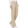 image:imageCherokee Scrubs for Women Mid Rise Moderate Flare Drawstring Pant with 5 Pockets Ultra Soft amp Breathable Fabric  WW120Khaki