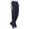 image:imageCherokee Scrubs for Women Mid Rise Moderate Flare Drawstring Pant with 5 Pockets Ultra Soft amp Breathable Fabric  WW120Navy