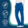 image:imageCherokee Scrubs for Women Mid Rise Moderate Flare Drawstring Pant with 5 Pockets Ultra Soft amp Breathable Fabric  WW120Royal