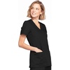 image:imageCherokee WW Originals Scrubs for Women Mock Wrap Nursing Scrub TopBlack